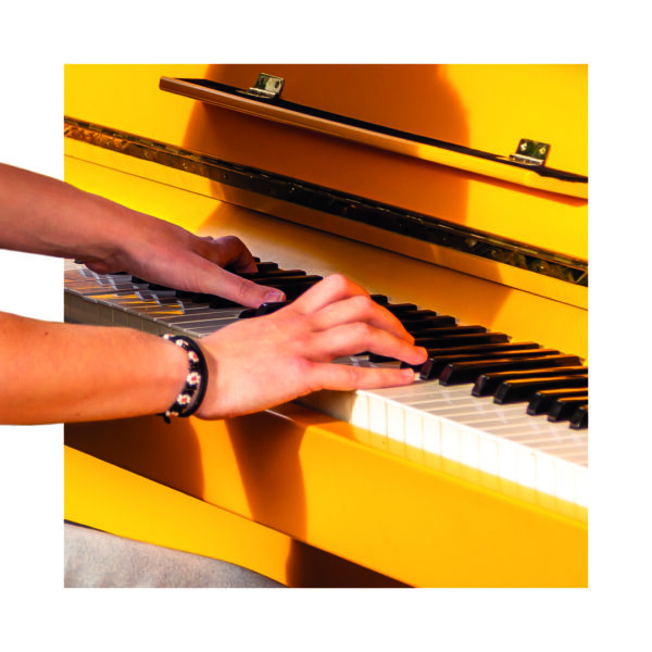 Pianist am Hans im Glück